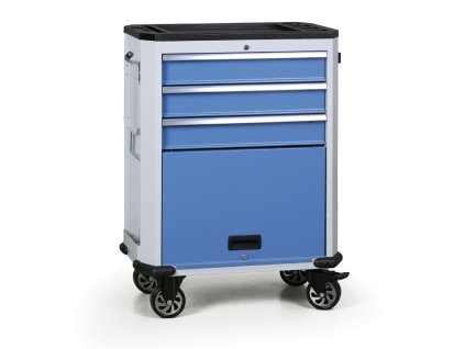 pojizdny dilensky vozik na naradi expert 4 zasuvky modra 8254
