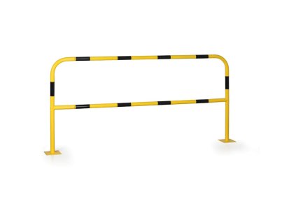 obloukova ochranna zabrana delka 2000 mm zluta cerna 9324