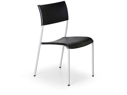 plastova jidelni zidle forever cerna 9505