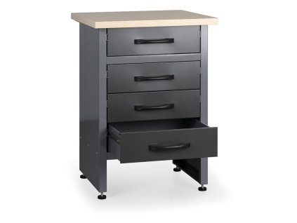 pracovni stul do dilny hobby iii 840 x 600 x 600 mm 4 zasuvky 22767