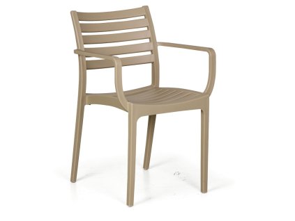 plastova bistro zidle slender bezova 14038