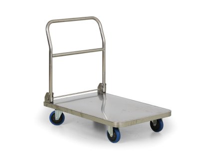 nerezovy skladaci plosinovy vozik 400 kg 900x600 mm 14626