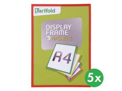 magneticky ramecek a4 5 ks cervena 116128