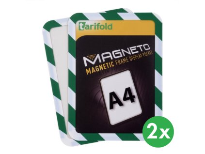 samolepici kapsa a4 2ks nepermanentni zeleno bila 116124