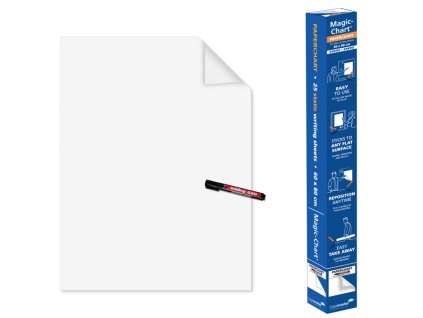 popisovaci folie papir legamaster magic chart 25 listu a1 bila 15691