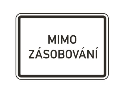 dopravni znacka mimo zasobovani 14810