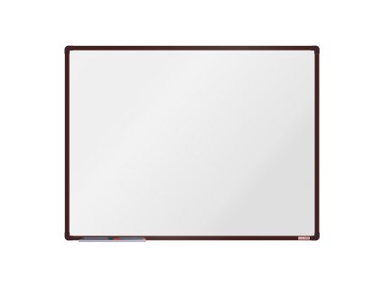bila magneticka popisovaci tabule boardok 1200 x 900 mm hnedy ram 14832