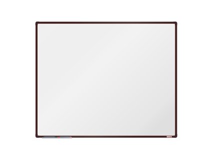 bila magneticka popisovaci tabule boardok 1500 x 1200 mm hnedy ram 14837
