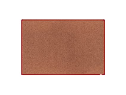 korkova nastenka boardok v hlinikovem ramu 1800 x 1200 mm cerveny ram 14871
