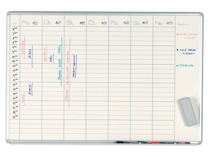 tydenni planovaci tabule ekotab 1000 x 700 mm lakovana 14909
