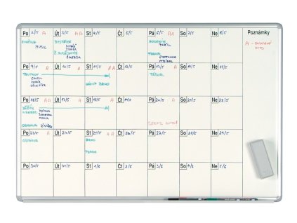 mesicni planovaci tabule ekotab 1000 x 700 mm lakovana 14913