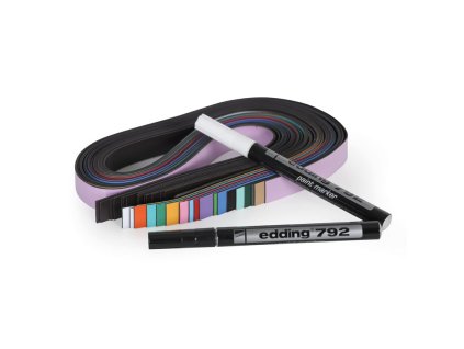 zakladni sada magnetickych pasek a popisovacu pro rozvrh hodin 24067