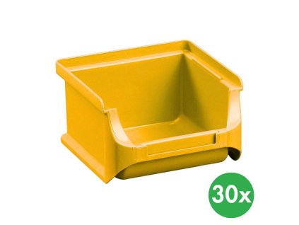 plastove boxy plus 1 102 x 100 x 60 mm zlute 30 ks 115220