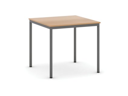 jidelni stul 80x80 cm tmave seda podnoz buk 15466