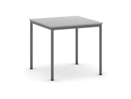 jidelni stul 80x80 cm tmave seda podnoz seda 15472