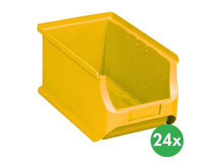 plastove boxy plus 3 150 x 235 x 125 mm zlute 24 ks 115172