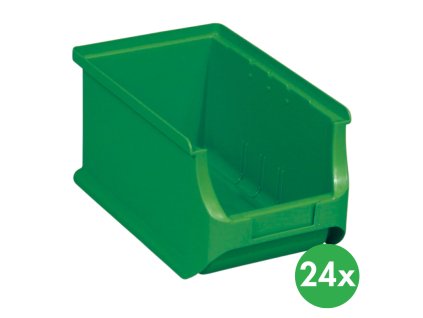plastove boxy plus 3 150 x 235 x 125 mm zelene 24 ks 115173