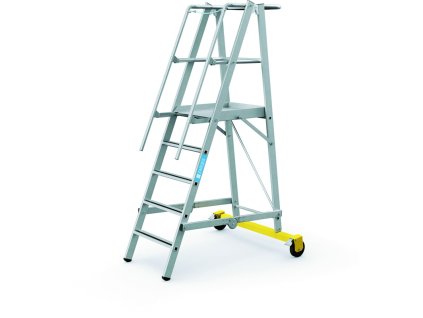 hlinikovy skladaci plosinovy zebrik 5 pricek vyska plosiny 1 3 m 19572