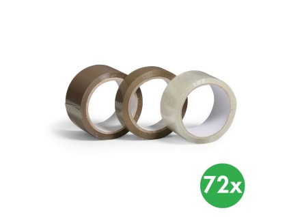 lepici paska transparentni 25 mm x 66 m 72 ks 116758