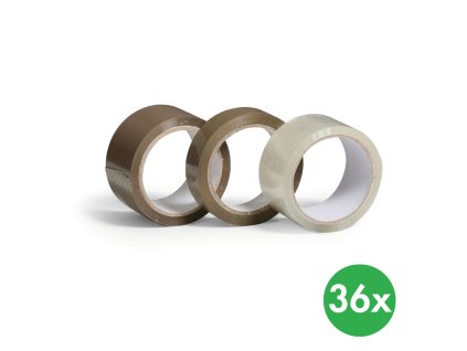 lepici paska transparentni 48 mm x 66 m 36 ks 116755