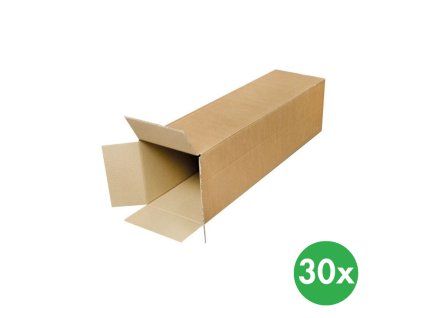 kartonova krabice tubus otevirani na kratsi strane krabice 600x150x150 mm 30 ks 115385