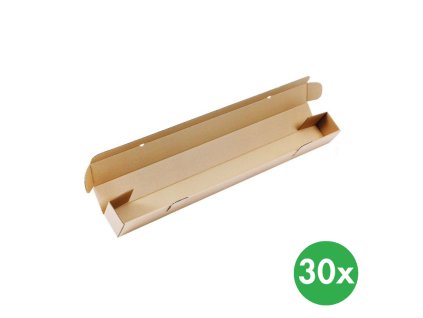 kartonova krabice tubus podelne otevirani 500 x 100 x 100 mm 30 ks 115371