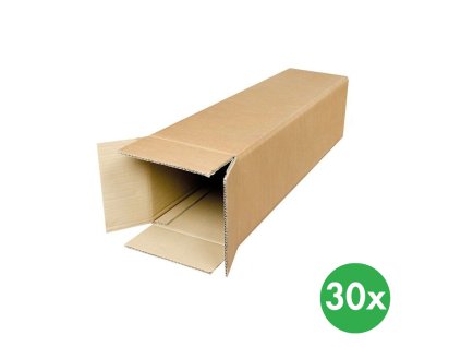 kartonova krabice tubus otevirani na kratsi strane krabice 800x200x200 mm 30 ks 115367