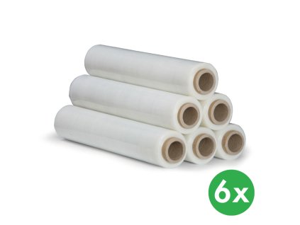 prutazna obalova folie transparentni 17 mic 500 mm x 194 m 6 ks 116262