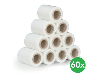 prutazna obalova folie transparentni 20 mic 100 mm x 150 m 60 ks 116273