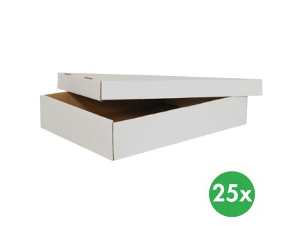 kartonova krabice na potraviny 415x305x80 mm 25 ks bila 115373