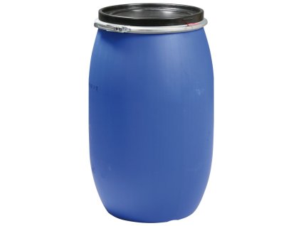 plastovy sud s odnimatelnym vikem a pakovym uzaverem 120 l 3642