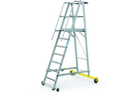 hlinikovy skladaci plosinovy zebrik 7 pricek vyska plosiny 1 8 m 19574