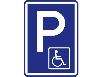 dopravni znacka parkoviste pro vozickare 14748