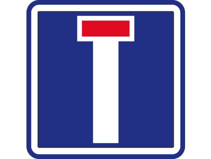 dopravni znacka slepa pozemni komunikace 14749