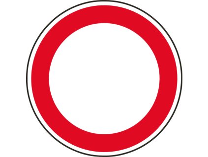 dopravni znacka zakaz vjezdu vsech vozidel v obou smerech 14765