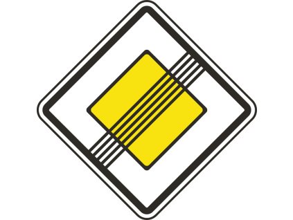 dopravni znacka konec hlavni pozemni komunikace 14783