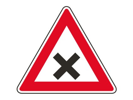 dopravni znacka krizovatka 14785