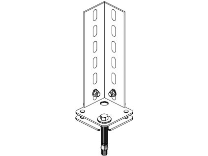 kotva do podlahy pro regaly fix a clip 15391