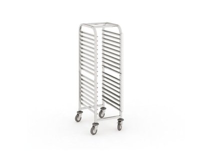 nerezovy prepravni vozik na gastronadoby 10 pater 1350 x 380 x 550 mm 20838