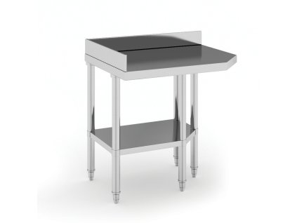 rohovy nerezovy pracovni stul 900 x 600 x 850 mm 93943