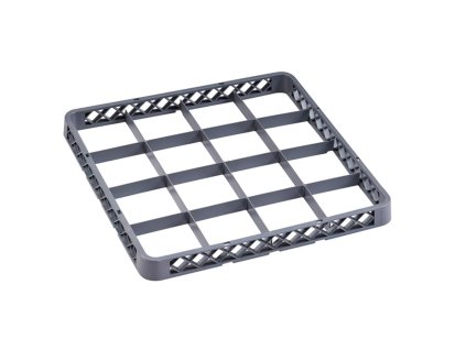 nastavec pro kose na sklo 500 x 500 x 45 mm 16 segmentu 110 x 110 mm 16601