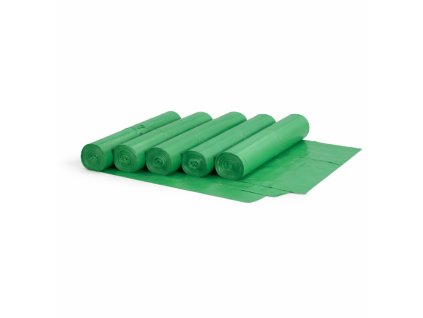 pytle na odpad 240 litru 1000 x 1200 mm ldpe 80 mikronu 75 ks zeleny 144579