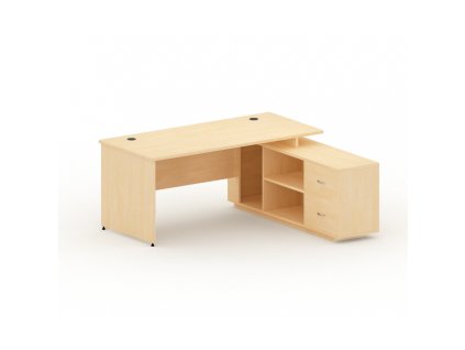 kancelarsky stul se skrinkou mirelli 160x160 cm pravy briza 104592