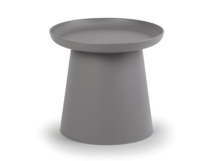 plastovy kavovy stolek fungo prumer 50 cm sedy 121835
