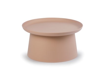 plastovy kavovy stolek fungo prumer 70 cm cihlova 113544