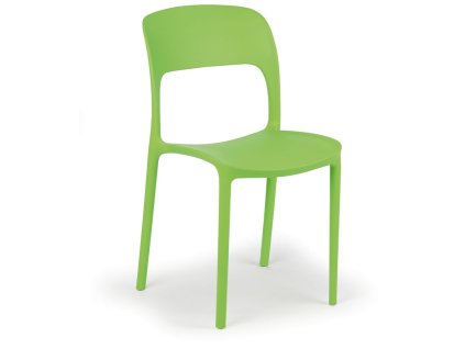 designova plastova jidelni zidle refresco zelena 17673