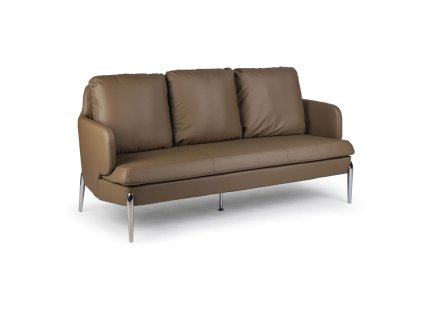 kozena sedaci souprava luxor trimistna hneda 17709