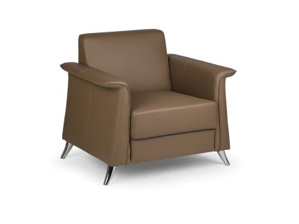 kozene kreslo forest hnede 17727