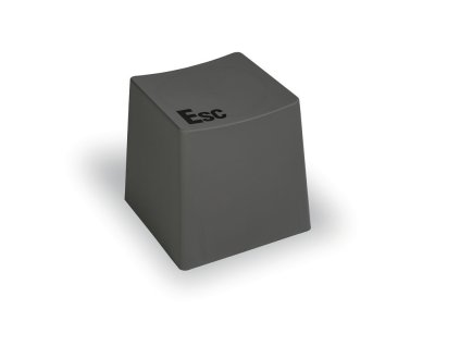 plastovy taburet button sedy 18724