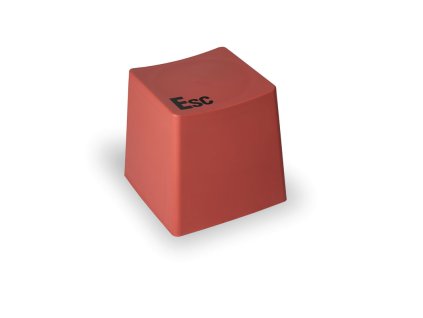 plastovy taburet button cerveny 18726